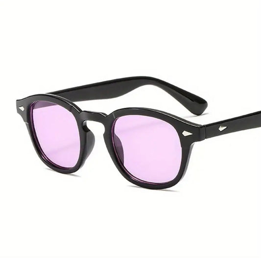 Trendy retro round frame glasses